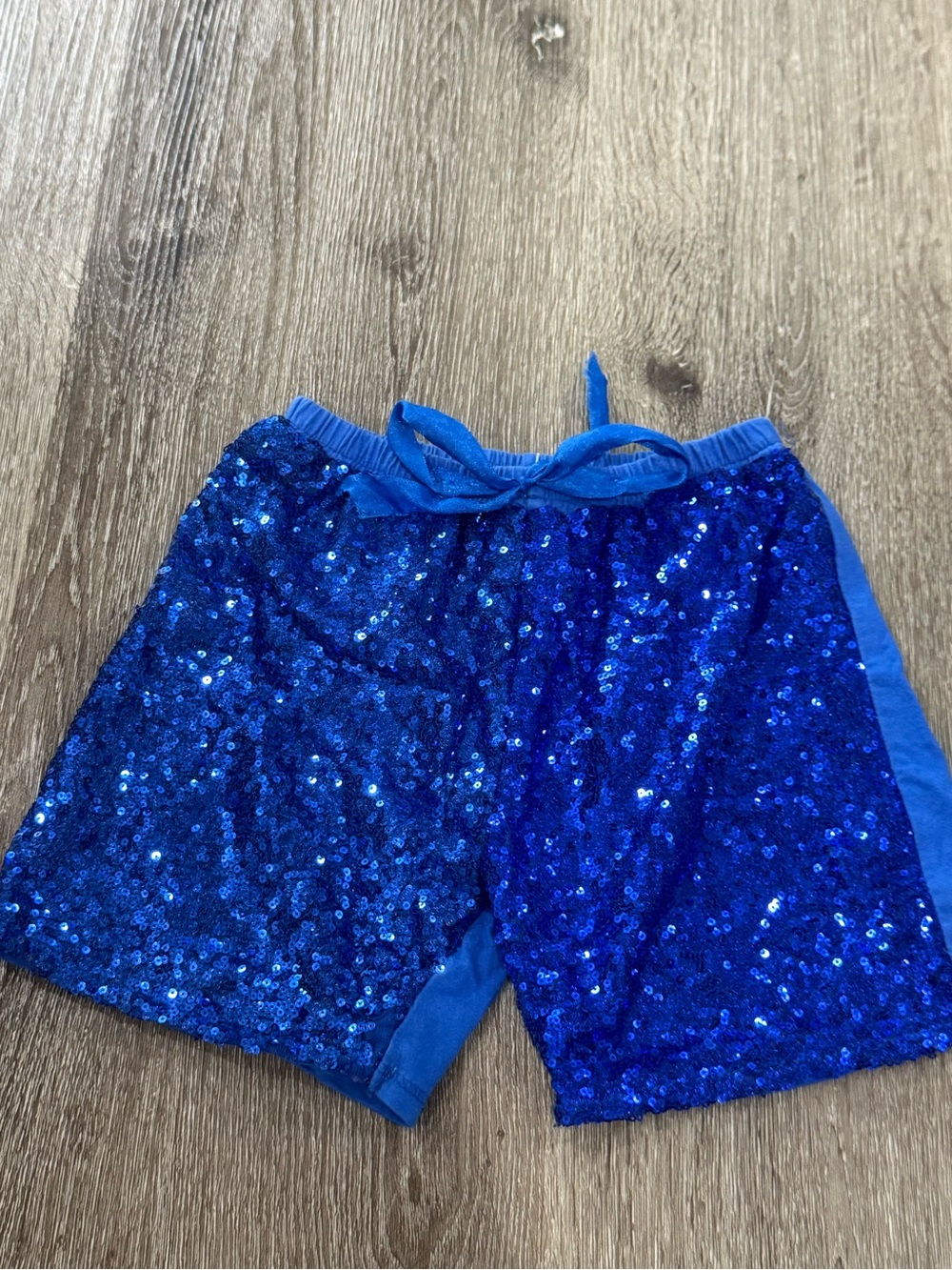 Source Unknown Royal Blue Sequin Girls' Shorts